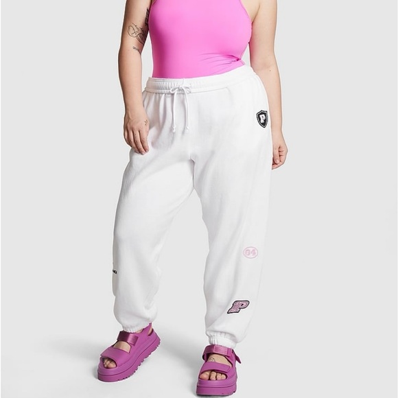 Brand new with tags pink racing joggers - Picture 1 of 3